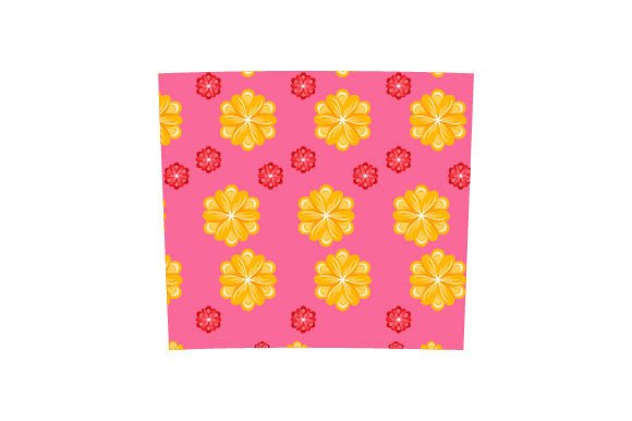 Bright Flowers Pattern, Tumbler Wrap 20 Oz
