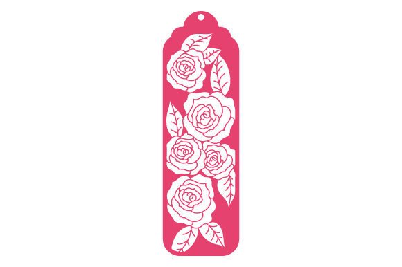 Intricate Cut Bookmark - Roses