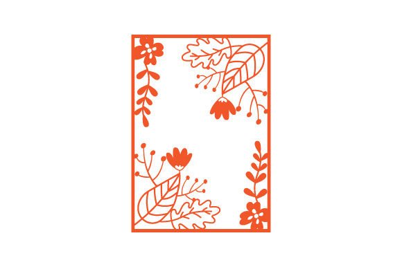 Intricate Cut Panel - Leaves and Flowers