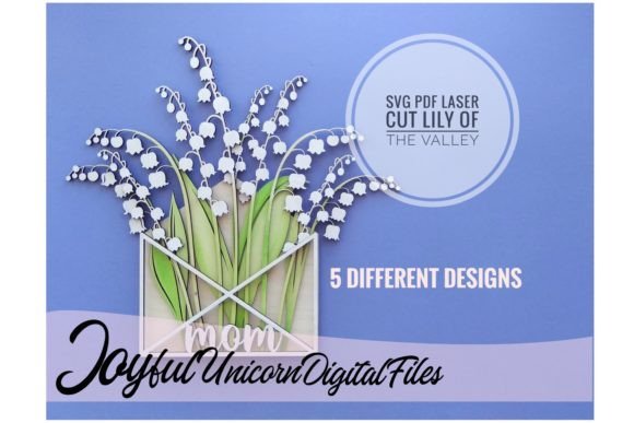 Lily of the Valley SVG Flower for Laser Cutting