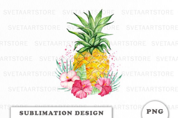 Pineapple Sublimation Designs