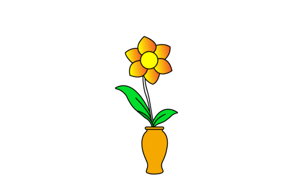 Setaman Vase Flowers Graphics and Icons