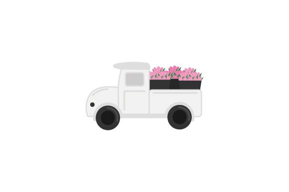 Spring Car With Flowers Crafts
