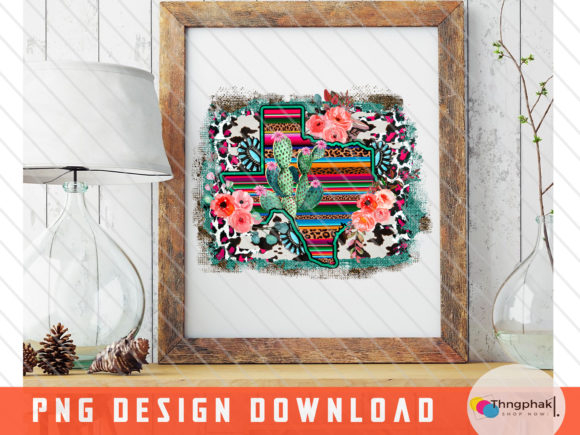 Texas Sublimation Design, Texas Map Png
